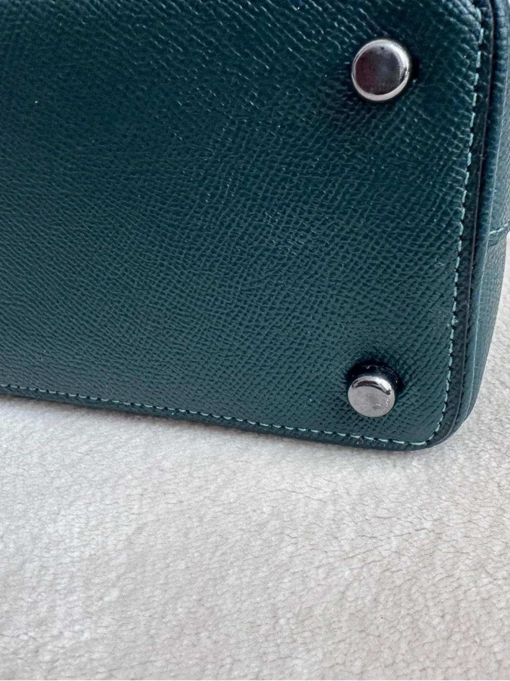 Coach Katy Dome Satchel in Forest green Leather - Picture 3 of 9